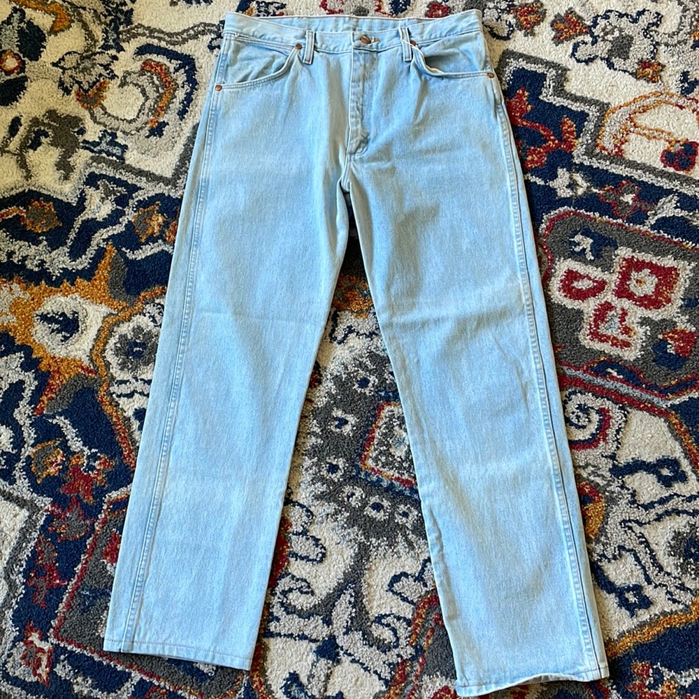 Wrangler jeans rigid 100% cotton 34x32